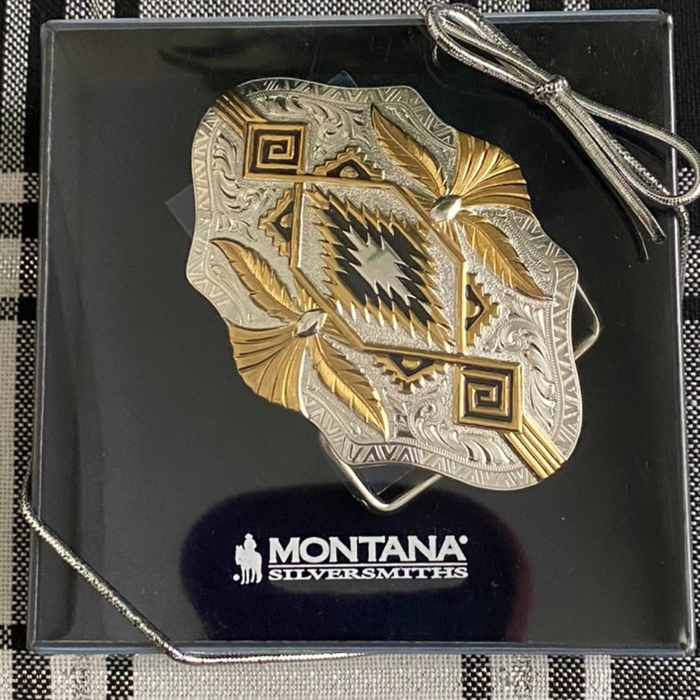 NWOT- MT Silversmiths Boundless Montana Legacy Buckle